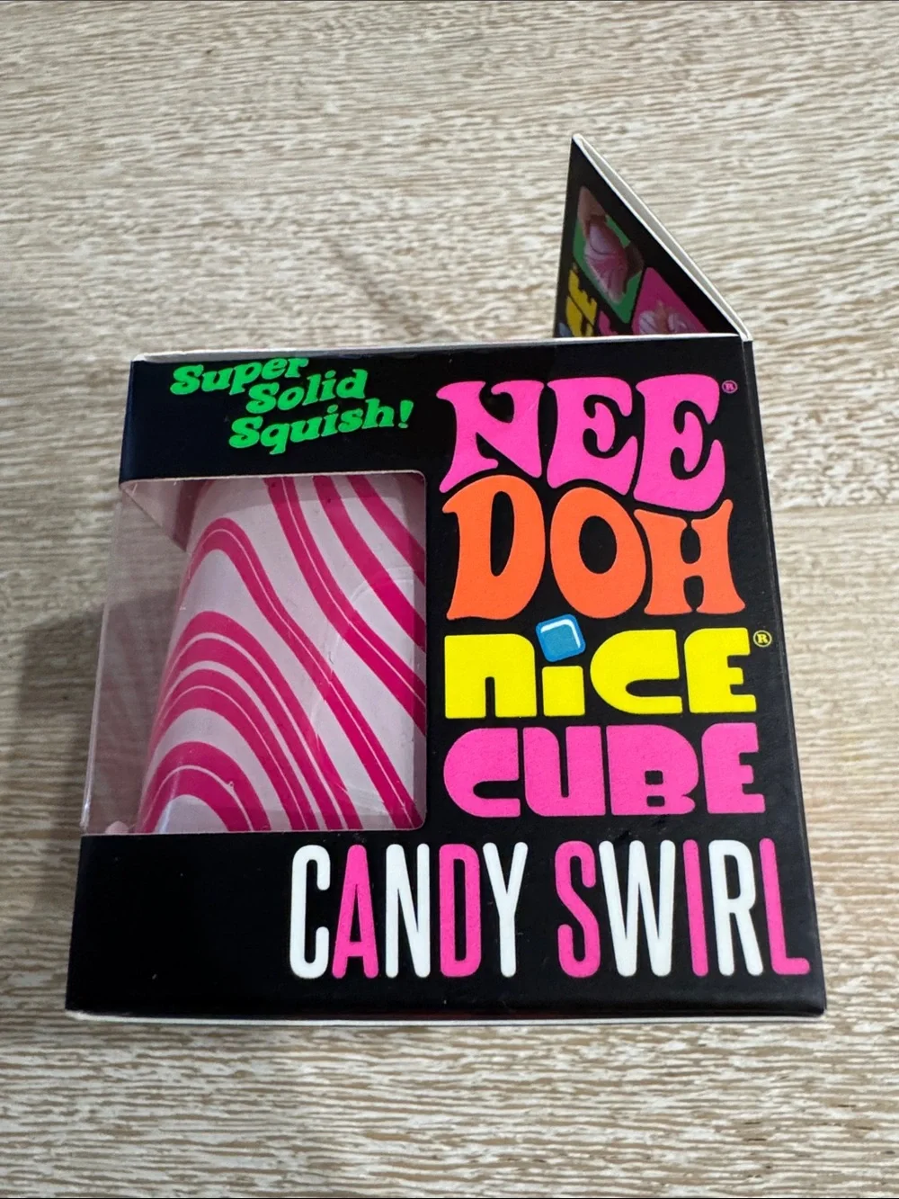 NeeDoh Nice Cube Candy Swirl - Pink